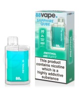 Menthol 88Vape Sapphire Qube Disposable Vape