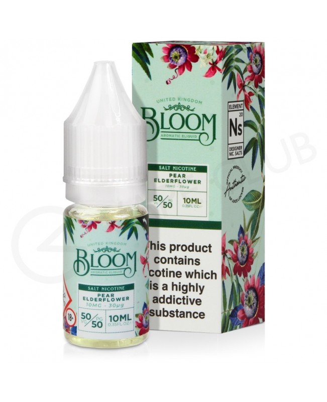 Pear Elderflower Nic Salt E-Liquid by Bloom