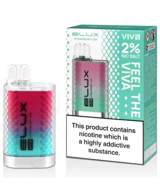 Strawberry Jam Elux Viva Disposable Vape