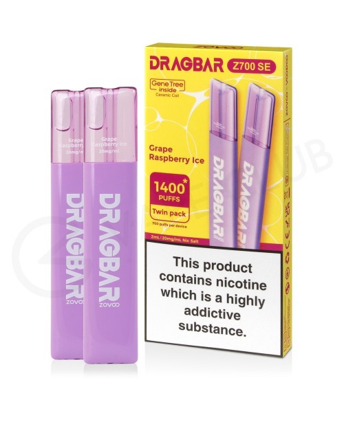 Grape Raspberry Ice Drag Bar Z700 SE Disposable Va...