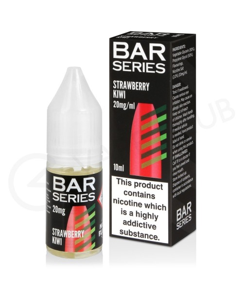 Strawberry Kiwi Nic Salt E-Liquid by Bar Series