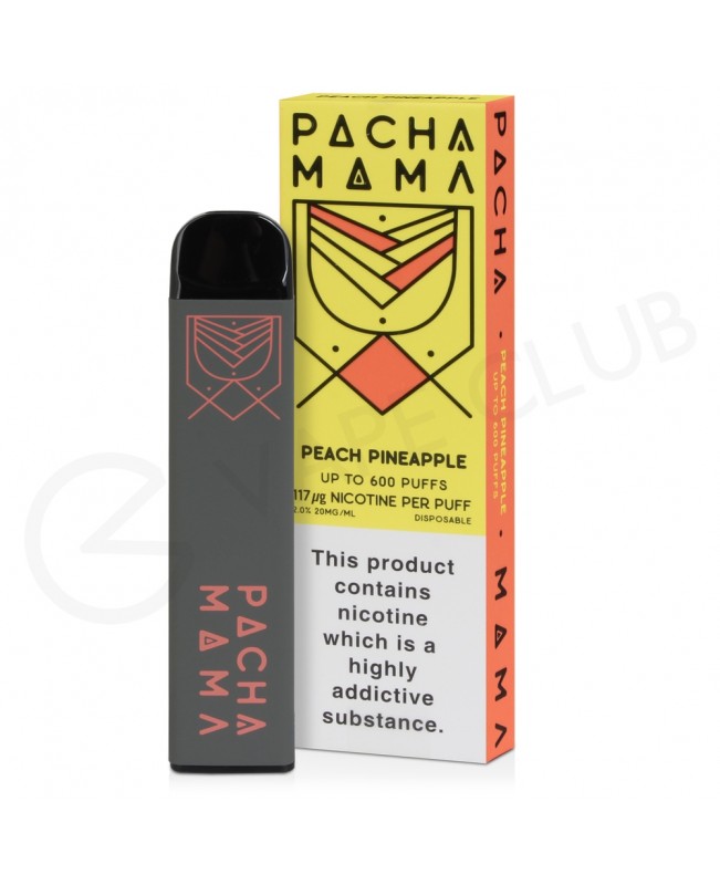 Peach Pineapple Pacha Mama Disposable Vape