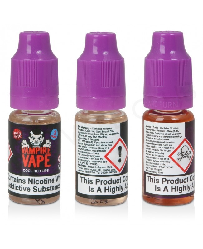 Cool Red Lips E-Liquid by Vampire Vape