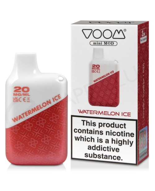 Watermelon Ice Voom Mini Mod Disposable Vape