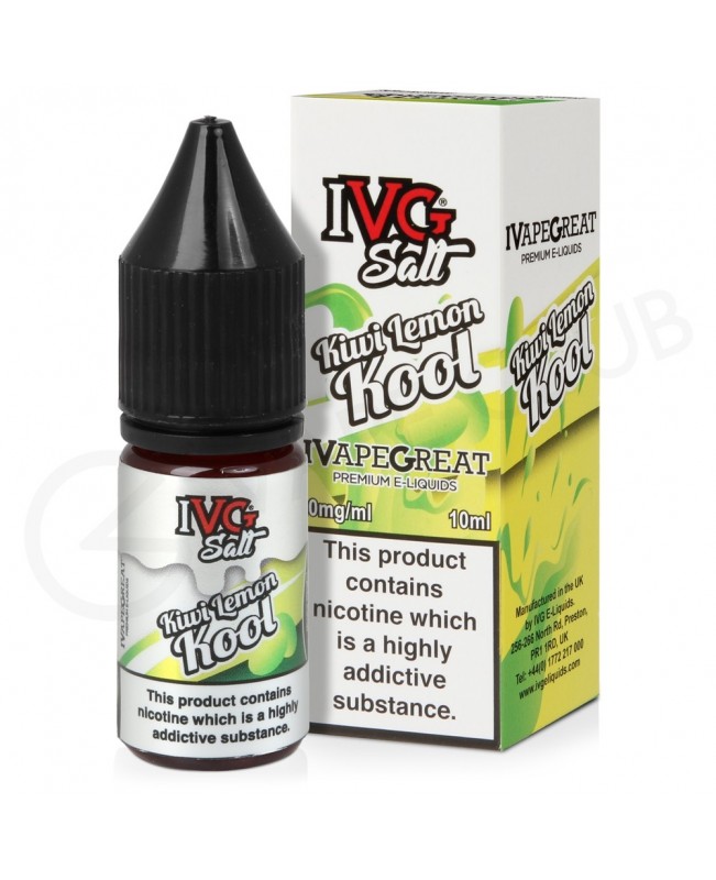 Kiwi Lemon Kool Nic Salt E-Liquid by IVG