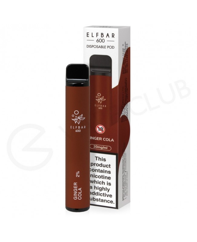 Ginger Cola Elf Bar Disposable Vape