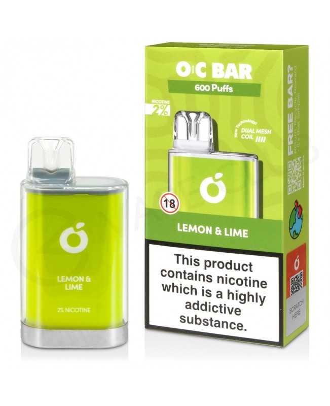 Lemon & Lime OC Bar Disposable Vape