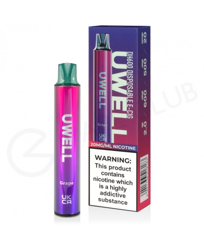 Grape Uwell DH600 Disposable Vape