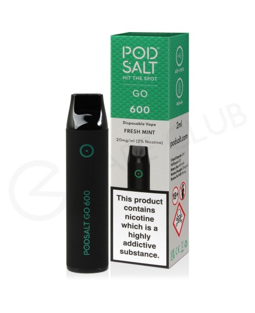 Fresh Mint Pod Salt Go Disposable Vape