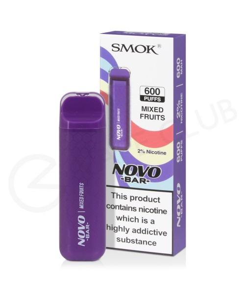 Mixed Fruit Smok Novo Bar Disposable Vape