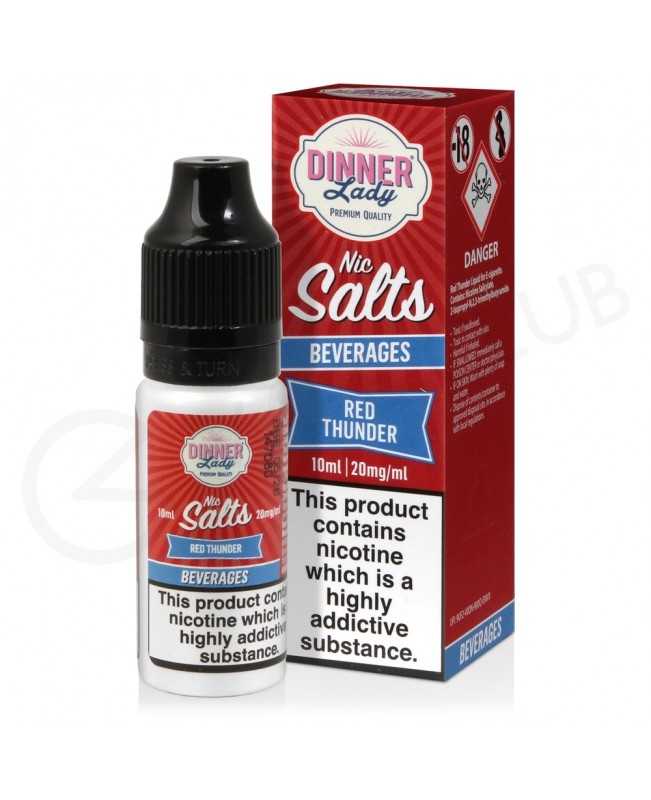 Red Thunder Nic Salt E-Liquid by Dinner Lady