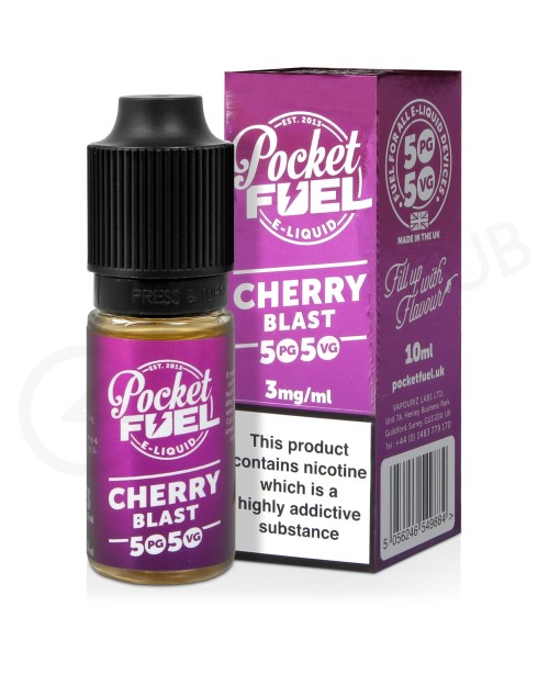 Cherry Blast E-Liquid by Pocket Fuel 50/50