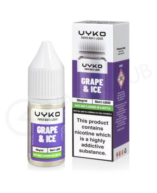 Grape & Ice Nic Salt E-Liquid by Vyko