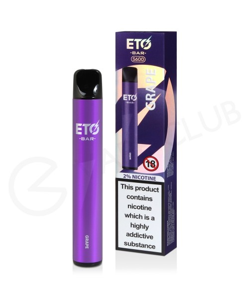 Grape Smok Eto Bar S600 Disposable Vape