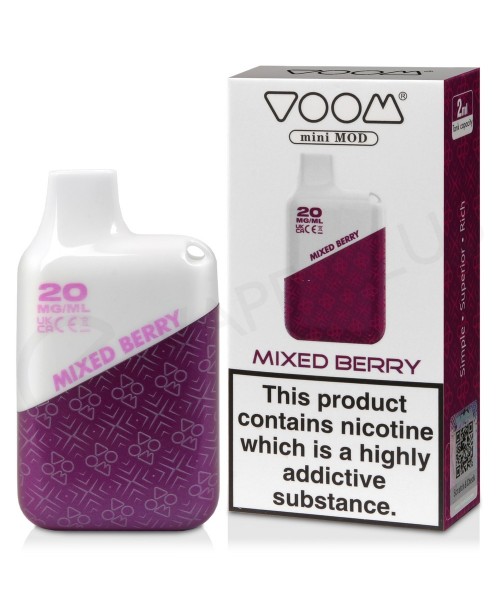 Mix Berry Voom Mini Mod Disposable Vape