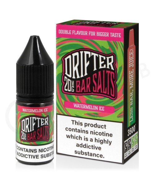 Watermelon Ice Nic Salt E-Liquid by Drifter Bar Sa...