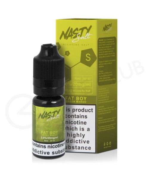 Fat Boy Nic Salt E-Liquid by Nasty Salts