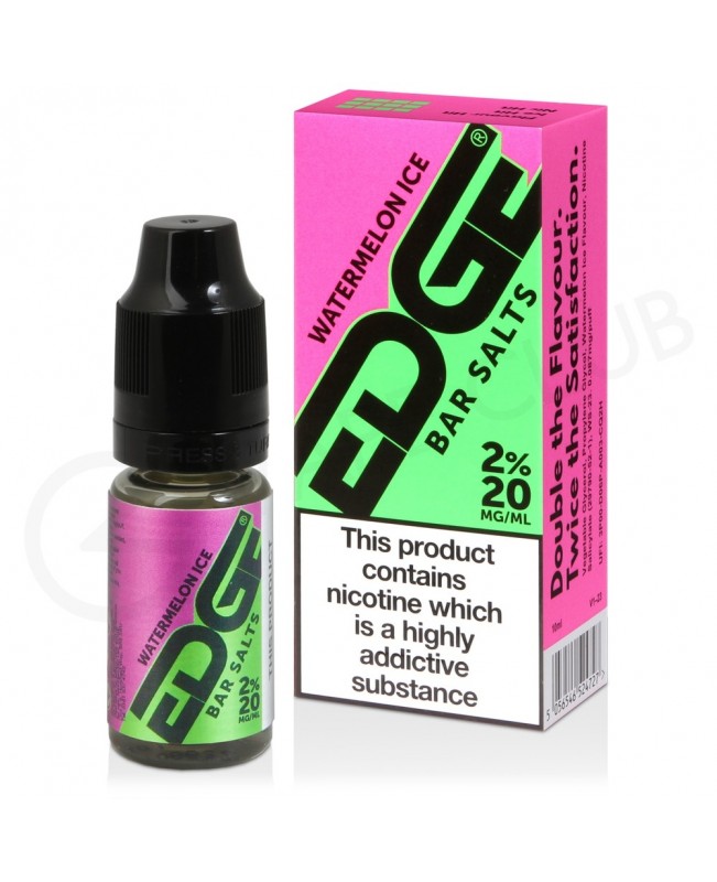 Watermelon Ice Nic Salt E-Liquid by Edge Bar Salts