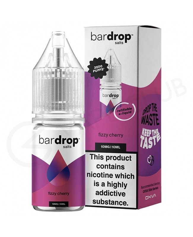 Fizzy Cherry Nic Salt E-Liquid by Bar Drop Salts