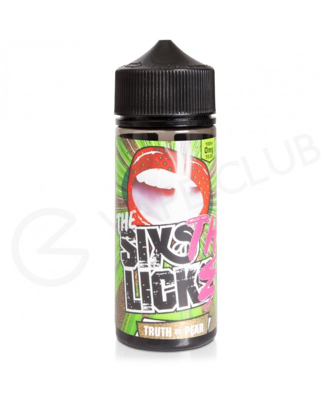 Truth or Pear Shortfill E-Liquid by Six Licks