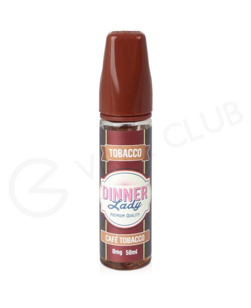 Cafe Tobacco Shortfill E-liquid by Dinner Lady 50m...