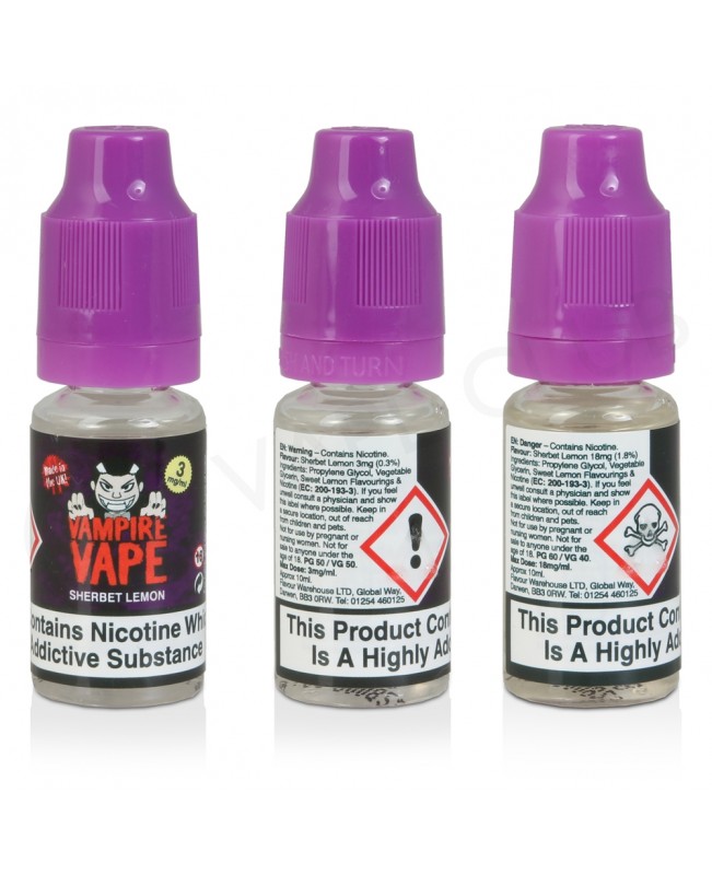 Sherbet Lemon E-Liquid by Vampire Vape