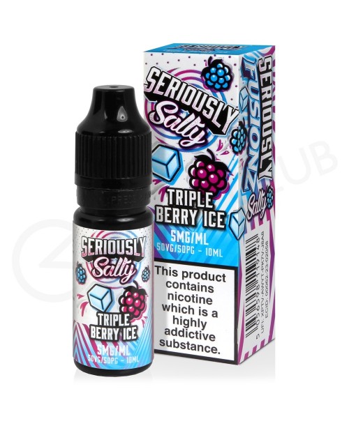 Triple Berry Ice Nic Salt E-Liquid by Seriously Fu...