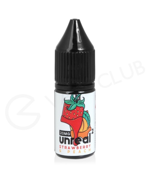 Strawberry & Peach Nic Salt E-Liquid by Unreal...