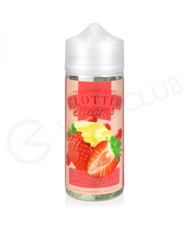 Strawberry Jam & Clotted Cream Shortfill E-Liquid by Clotted Dreams 100ml