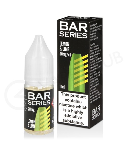 Lemon Lime Nic Salt E-Liquid by Bar Series