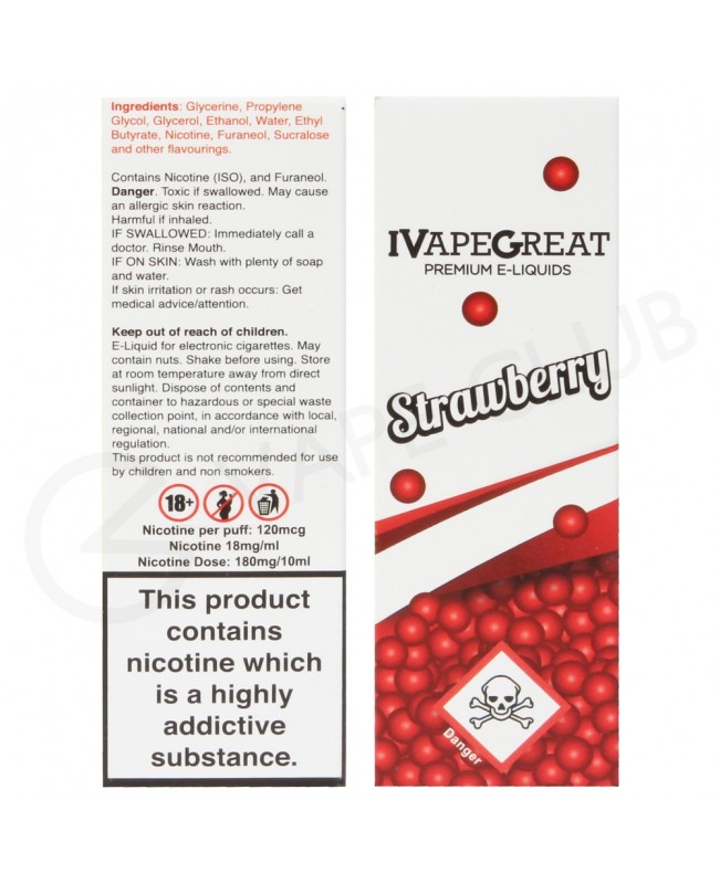 Strawberry E-Liquid by IVG 50/50