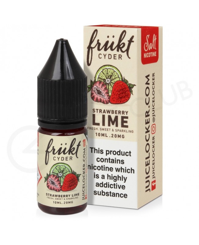 Strawberry Lime Nic Salt E-Liquid by Frukt Cyder