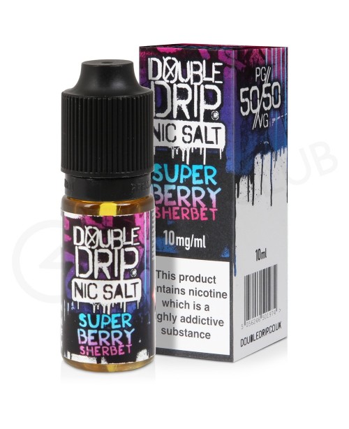 Super Berry Sherbet Nic Salt E-Liquid by Double Dr...