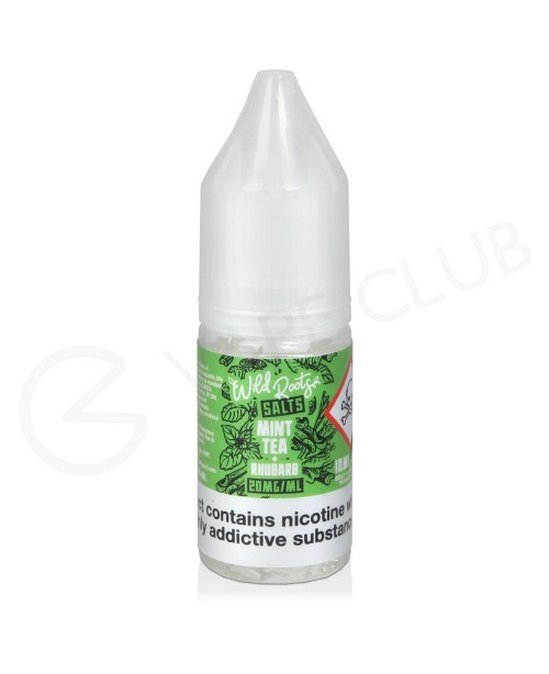 Mint Tea & Rhubarb Nic Salt E-Liquid by Wild R...