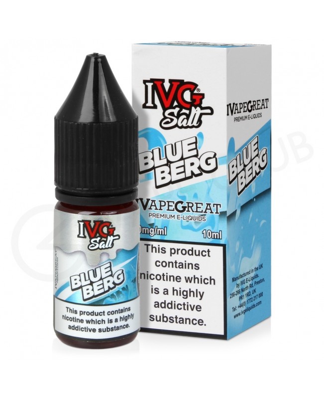 Blueberg Nic Salt E-Liquid by IVG