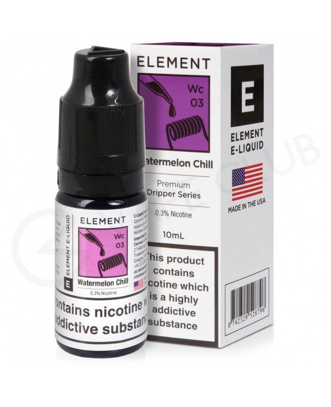 Watermelon Chill Dripper E-Liquid By Element