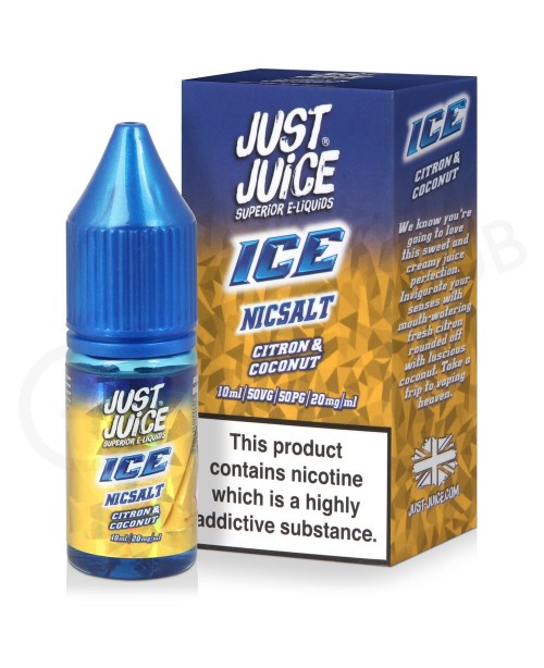 Citron & Coconut NIc Salt E-Liquid by Just Jui...