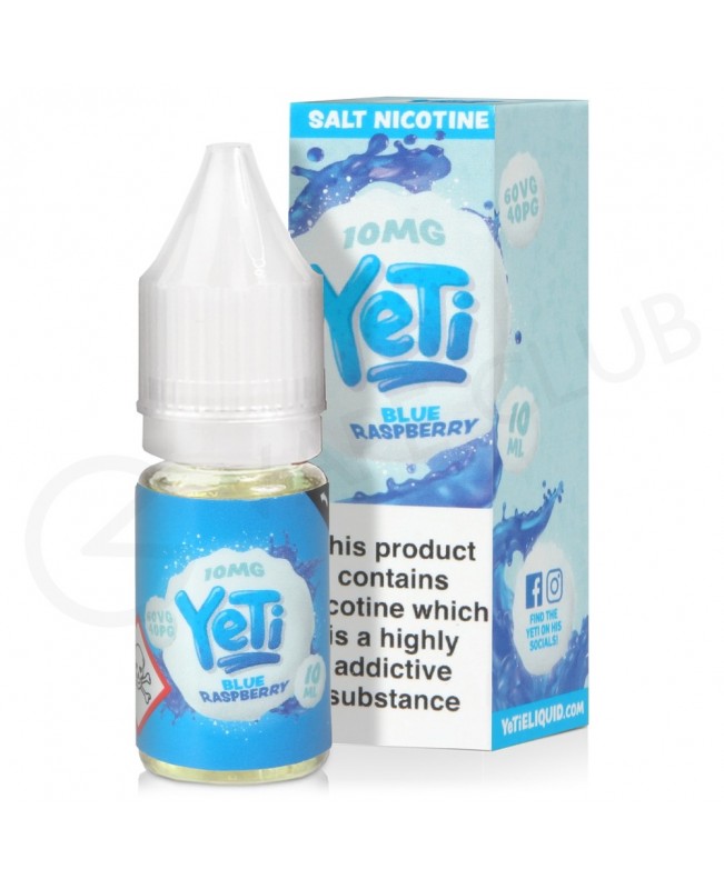 Blue Raspberry Nic Salt E-Liquid by Yeti