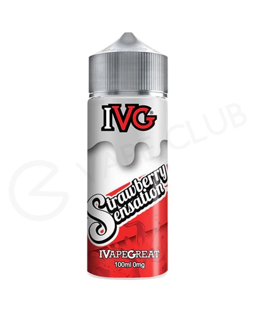 Strawberry Sensation Shortfill E-Liquid by IVG 100...