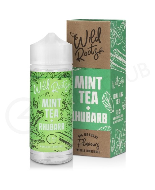 Mint Tea & Rhubarb Shortfill E-Liquid by Wild ...