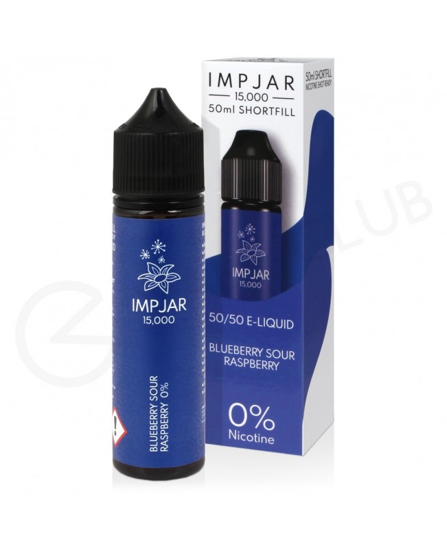 Blueberry Sour Raspberry Shortfill E-Liquid by Imp Jar 50ml