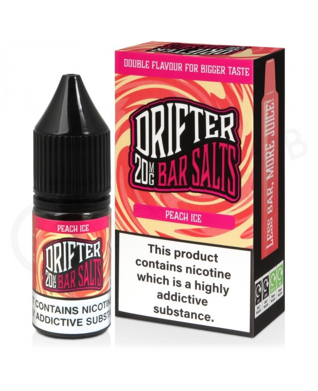 Peach Ice Nic Salt E-Liquid by Drifter Bar Series