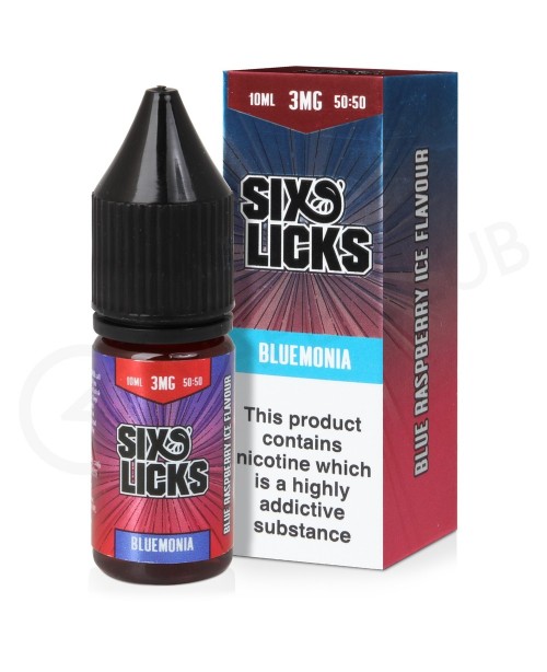 Bluemonia E-Liquid by Six Licks 50/50