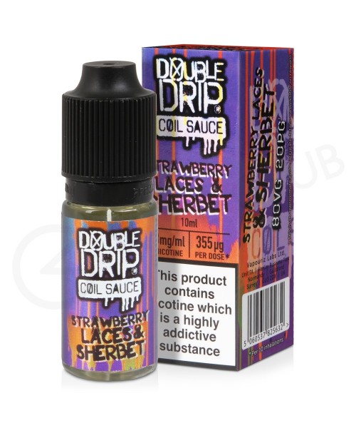 Strawberry Laces and Sherbet E-Liquid by Double Dr...