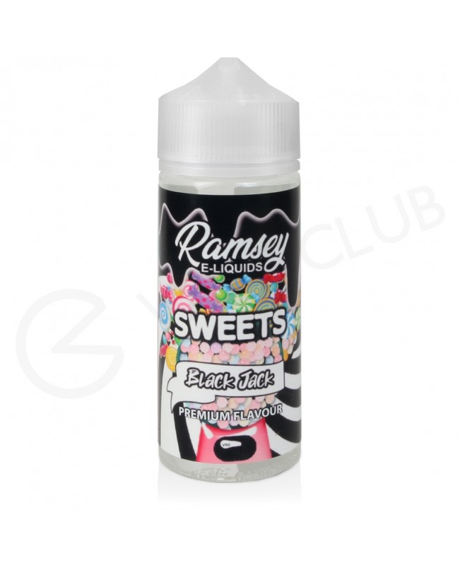 Blackjack Shortfill E-Liquid by Ramsey Sweets 100ml