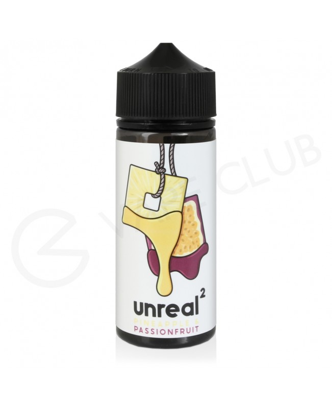 Pineapple & Passionfruit Shortfill E-Liquid by Unreal 2 100ml