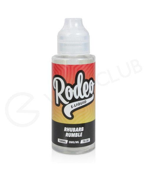 Rhubarb Rumble Shortfill E-liquid by Rodeo 100ml