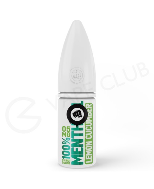 Lemon & Cucumber Menthol Hybrid Salt E-Liquid ...