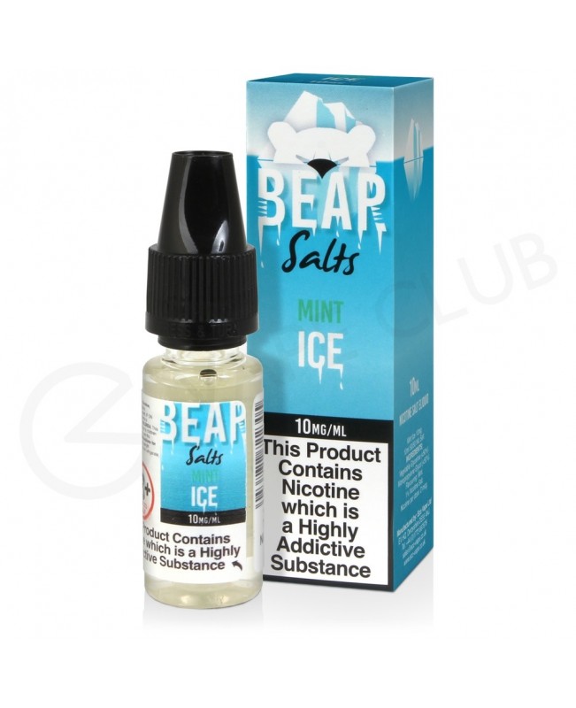 Mint Ice Nic Salt E-Liquid by Bear Salts