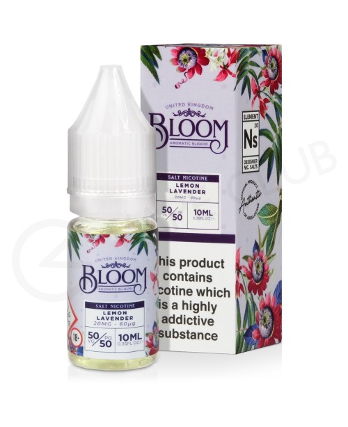 Lemon Lavender Nic Salt E-Liquid by Bloom